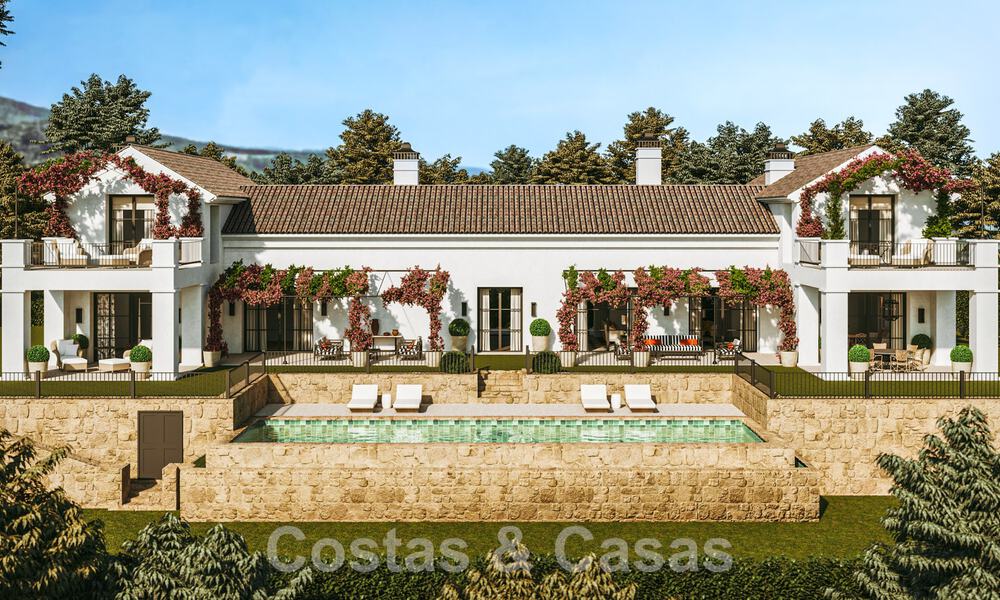 Nieuwe, Mediterrane luxevilla te koop met panoramisch golf- en zeezicht in een 5-sterren golfresort aan de Costa del Sol 57791