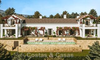 Nieuwe, Mediterrane luxevilla te koop met panoramisch golf- en zeezicht in een 5-sterren golfresort aan de Costa del Sol 57791 