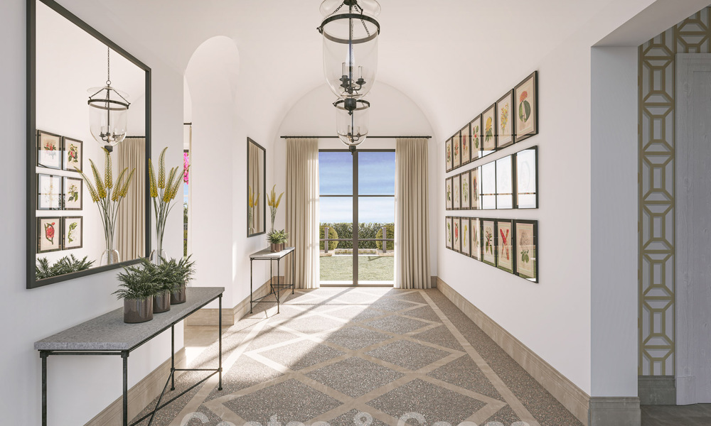 Nieuwe, Mediterrane luxevilla te koop met panoramisch golf- en zeezicht in een 5-sterren golfresort aan de Costa del Sol 57794