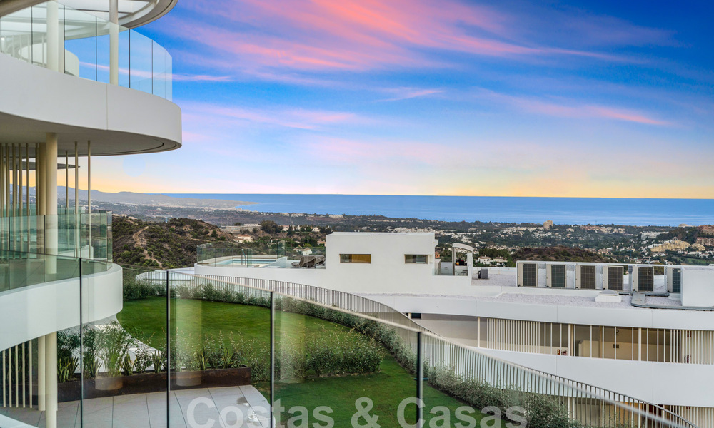 Eersteklas, luxe appartement te koop met schitterend uitzicht op zee, golf en berglandschap in Marbella - Benahavis 58437