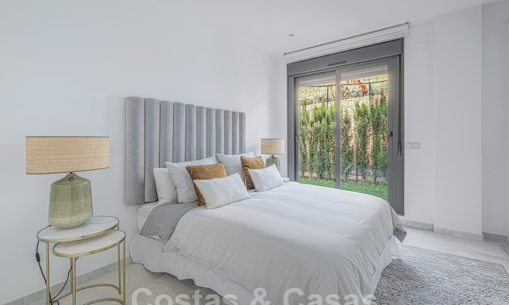 Modern tuinappartement te koop met 3 slaapkamers in een gated complex op de Golden Mile van Marbella 58564