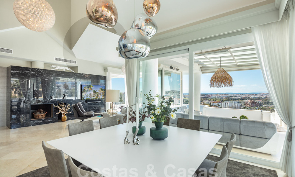 Mediterrane luxevilla met panoramisch zeezicht te koop in Nueva Andalucia’s golfvallei in Marbella 59124