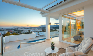 Mediterrane luxevilla met panoramisch zeezicht te koop in Nueva Andalucia’s golfvallei in Marbella 59134 