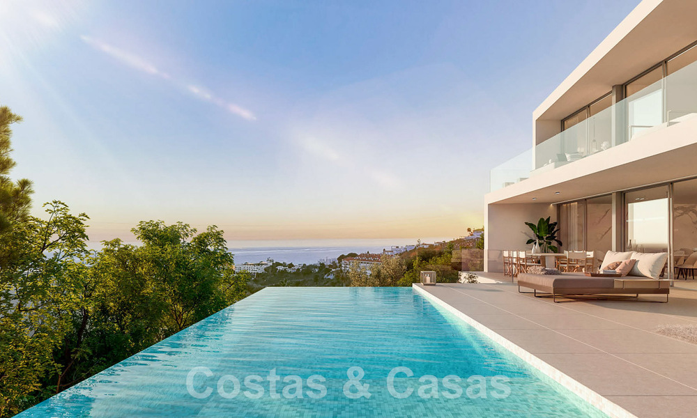 Nieuw op de markt! Architectonische luxe nieuwbouwvilla’s te koop in een luxeresort in Fuengirola, Costa del Sol 59154