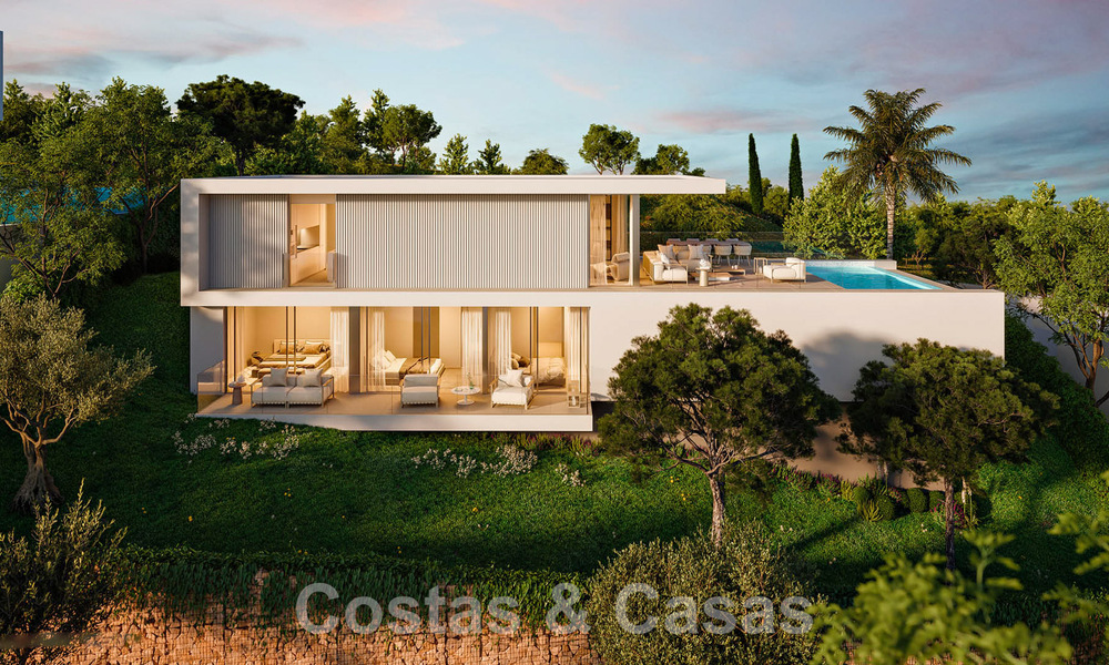 Nieuw op de markt! Architectonische luxe nieuwbouwvilla’s te koop in een luxeresort in Fuengirola, Costa del Sol 59155