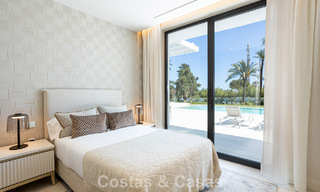 Contemporaine nieuwbouwvilla te koop in een geprefereerde golfurbanisatie op de New Golden Mile, Marbella - Benahavis 782467 