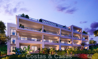 Moderne frontlinie golf appartementen met zeezicht te koop in Mijas - Costa del Sol 59487 