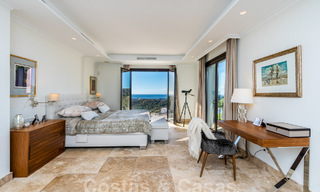 Statige luxevilla in Mediterrane stijl te koop met schitterend panoramisch zeezicht in Marbella - Benahavis 59835 