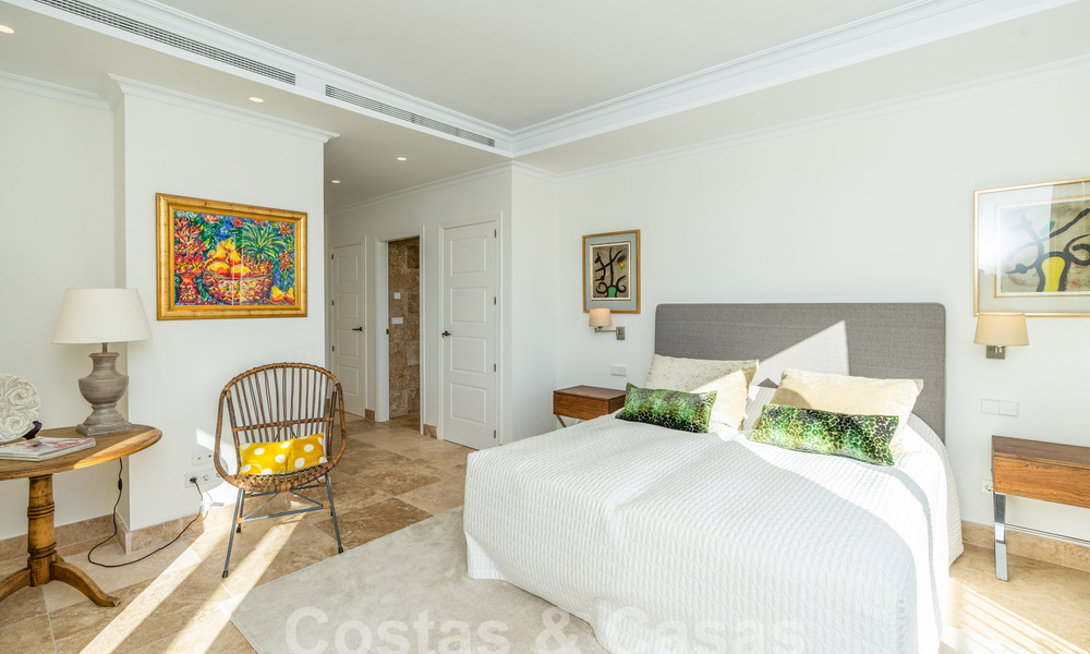 Statige luxevilla in Mediterrane stijl te koop met schitterend panoramisch zeezicht in Marbella - Benahavis 59854