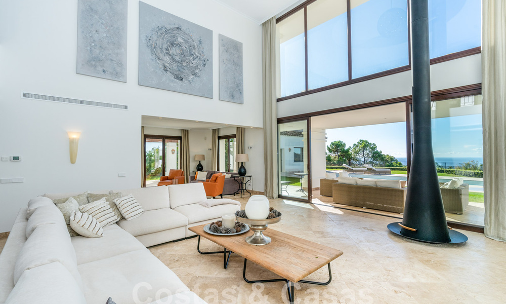 Statige luxevilla in Mediterrane stijl te koop met schitterend panoramisch zeezicht in Marbella - Benahavis 59871