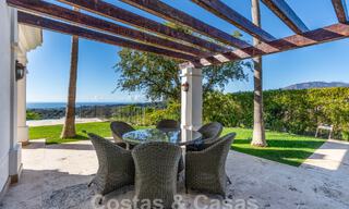 Statige luxevilla in Mediterrane stijl te koop met schitterend panoramisch zeezicht in Marbella - Benahavis 59879 