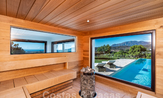 Statige luxevilla in Mediterrane stijl te koop met schitterend panoramisch zeezicht in Marbella - Benahavis 59889 