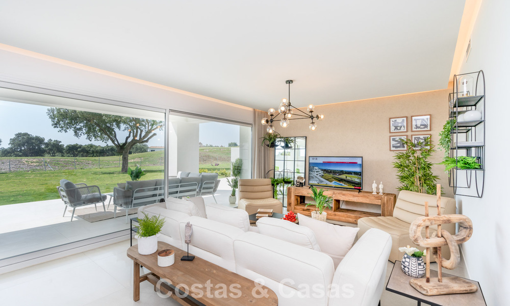 Exclusief project met nieuwe frontlijn golf appartementen te koop in San Roque, Costa del Sol 60273