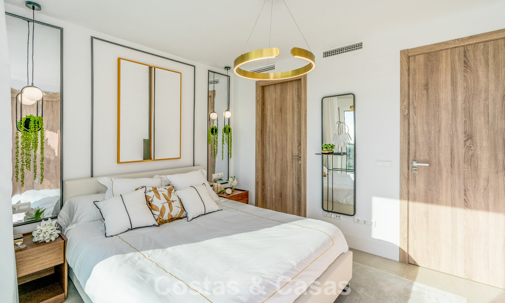 Exclusief project met nieuwe frontlijn golf appartementen te koop in San Roque, Costa del Sol 60337