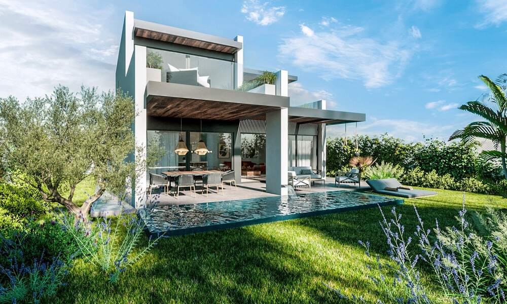 Nieuw op de markt! 8 moderne luxevilla’s, frontline golf, op de New Golden Mile tussen Marbella en Estepona 60514
