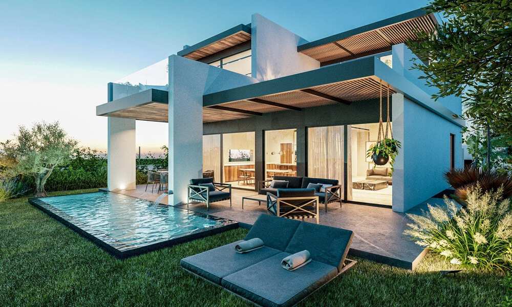 Nieuw op de markt! 8 moderne luxevilla’s, frontline golf, op de New Golden Mile tussen Marbella en Estepona 60517