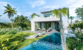 Nieuw op de markt! 8 moderne luxevilla’s, frontline golf, op de New Golden Mile tussen Marbella en Estepona 60522 