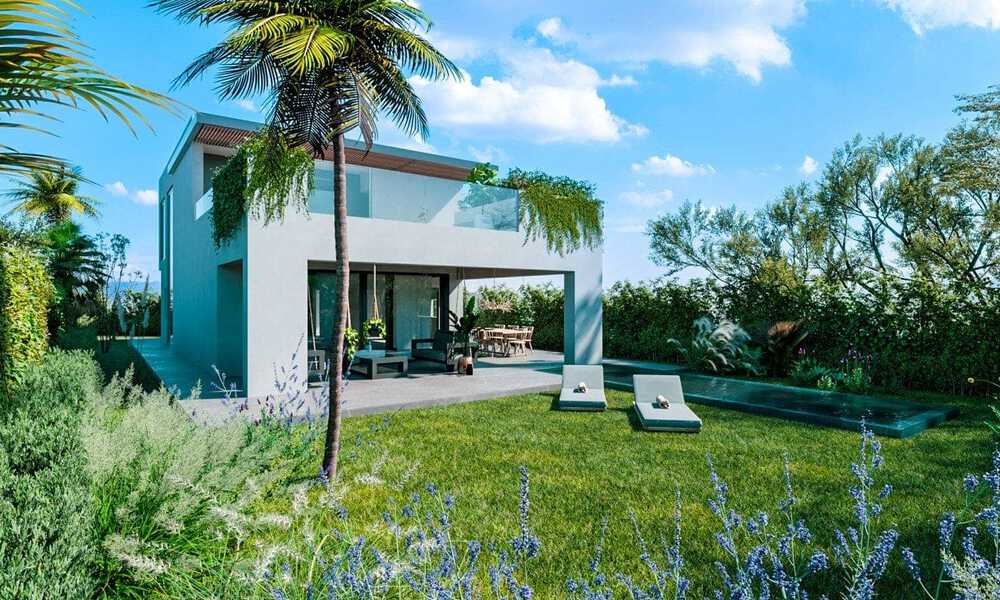 Nieuw op de markt! 8 moderne luxevilla’s, frontline golf, op de New Golden Mile tussen Marbella en Estepona 60523
