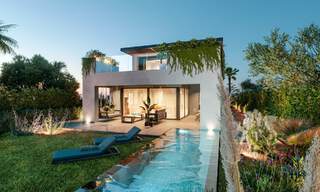 Nieuw op de markt! 8 moderne luxevilla’s, frontline golf, op de New Golden Mile tussen Marbella en Estepona 60525 