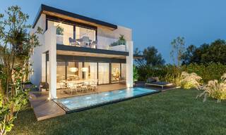 Nieuw op de markt! 8 moderne luxevilla’s, frontline golf, op de New Golden Mile tussen Marbella en Estepona 60536 