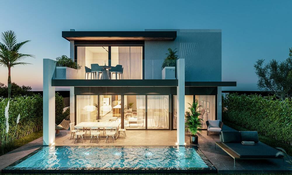 Nieuw op de markt! 8 moderne luxevilla’s, frontline golf, op de New Golden Mile tussen Marbella en Estepona 60537