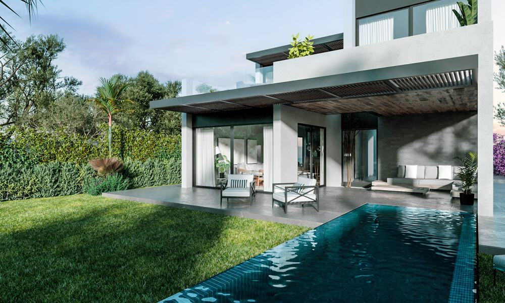 Nieuw op de markt! 8 moderne luxevilla’s, frontline golf, op de New Golden Mile tussen Marbella en Estepona 60543