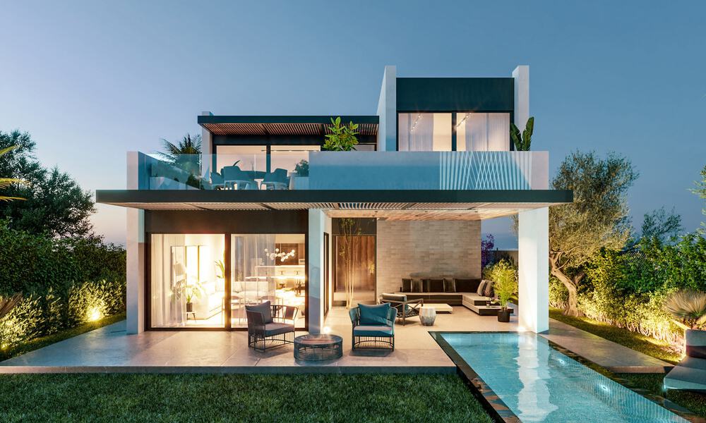 Nieuw op de markt! 8 moderne luxevilla’s, frontline golf, op de New Golden Mile tussen Marbella en Estepona 60550
