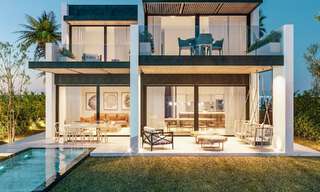 Nieuw op de markt! 8 moderne luxevilla’s, frontline golf, op de New Golden Mile tussen Marbella en Estepona 60560 