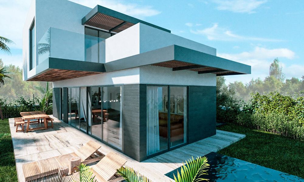Nieuw op de markt! 8 moderne luxevilla’s, frontline golf, op de New Golden Mile tussen Marbella en Estepona 60564