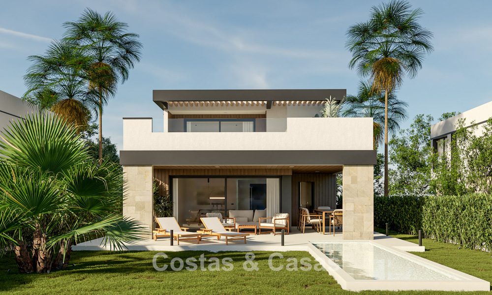 Moderne luxevilla’s, frontline golf, op de New Golden Mile tussen Marbella en Estepona 792063