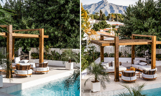 Modern gerenoveerde mediterrane villa met modieus interieurdesign te koop op loopafstand van Puerto Banus, Marbella 60742 