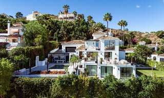 Luxevilla te koop met modern-Mediterraan ontwerp en zeezicht in Nueva Andalucia, Marbella 60953 