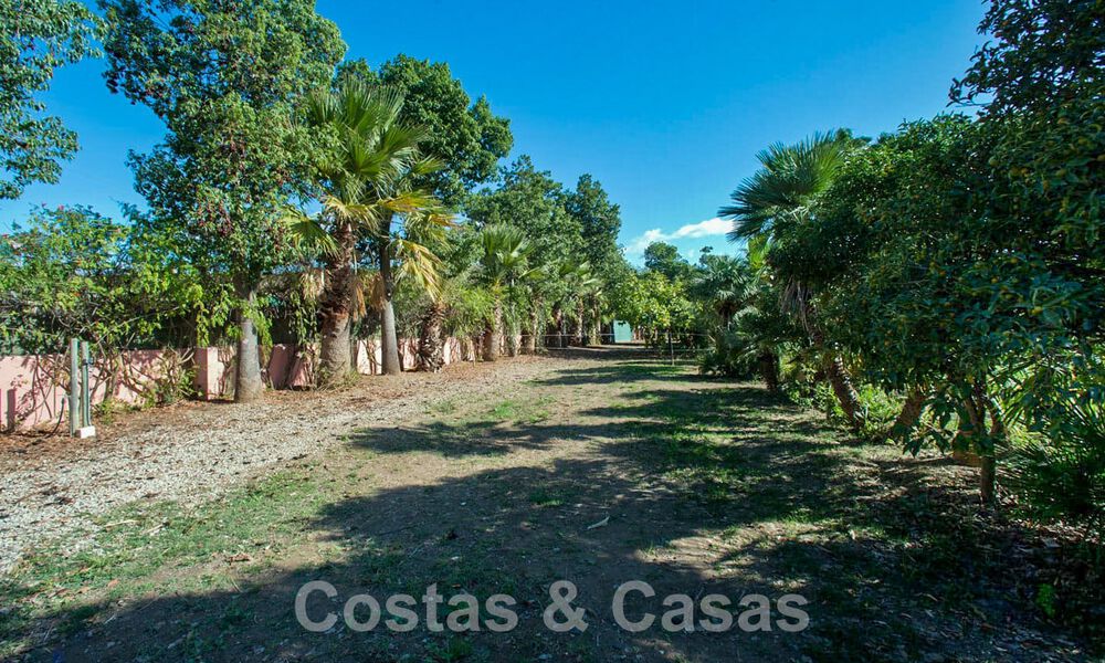 Finca met paardenstallen te koop op korte afstand van Estepona centrum, Costa del Sol 61039