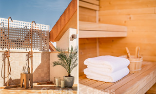 Indrukwekkend gerenoveerd penthouse te koop met panoramisch golf- en zeezicht in het hartje van Nueva Andalucia, Marbella 61833 