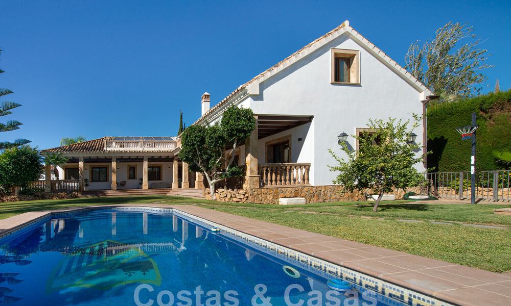 Energiezuinige Spaanse luxevilla te koop in een rustige residentiële woonwijk in de golfvallei van Mijas, Costa del Sol 61409