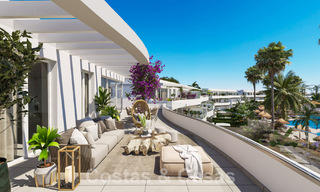 Nieuwbouwproject van appartementen te koop grenzend aan de golfbaan met zeezicht nabij Sotogrande, Costa del Sol 62029 