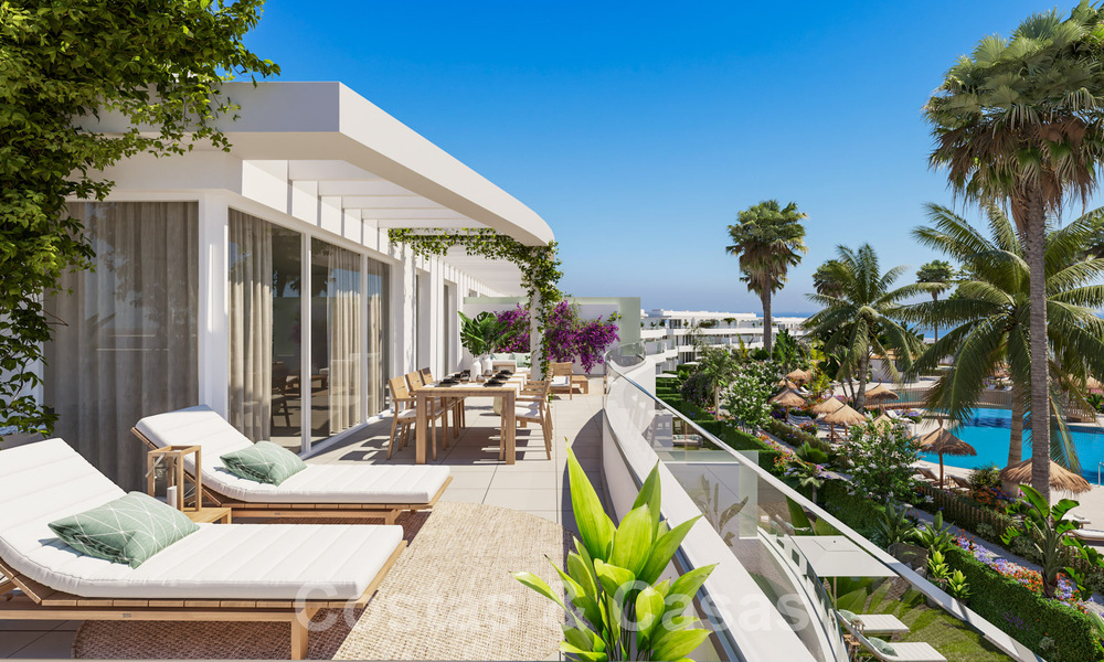 Nieuwbouwproject van appartementen te koop grenzend aan de golfbaan met zeezicht nabij Sotogrande, Costa del Sol 62030