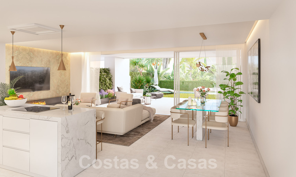 Nieuwbouwproject van appartementen te koop grenzend aan de golfbaan met zeezicht nabij Sotogrande, Costa del Sol 62032