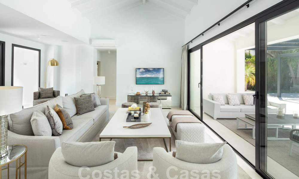 Moderne, Mediterrane luxevilla te koop in een geprefereerde strandurbanisatie in San Pedro, Marbella 62057