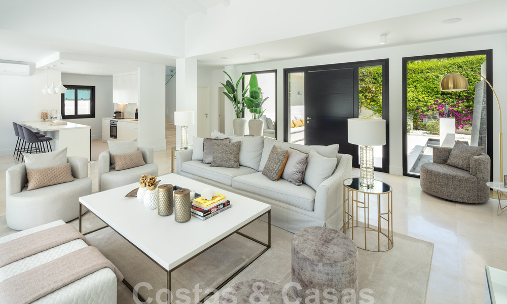 Moderne, Mediterrane luxevilla te koop in een geprefereerde strandurbanisatie in San Pedro, Marbella 62058