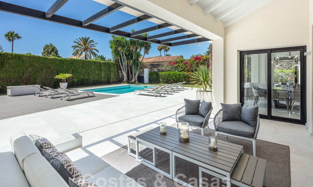 Moderne, Mediterrane luxevilla te koop in een geprefereerde strandurbanisatie in San Pedro, Marbella 62059