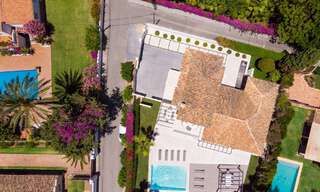 Moderne, Mediterrane luxevilla te koop in een geprefereerde strandurbanisatie in San Pedro, Marbella 62062 