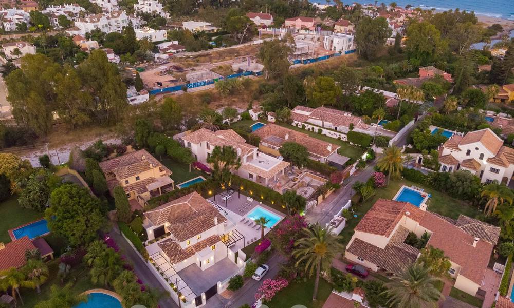 Moderne, Mediterrane luxevilla te koop in een geprefereerde strandurbanisatie in San Pedro, Marbella 62068