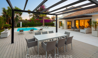 Moderne, Mediterrane luxevilla te koop in een geprefereerde strandurbanisatie in San Pedro, Marbella 62069 