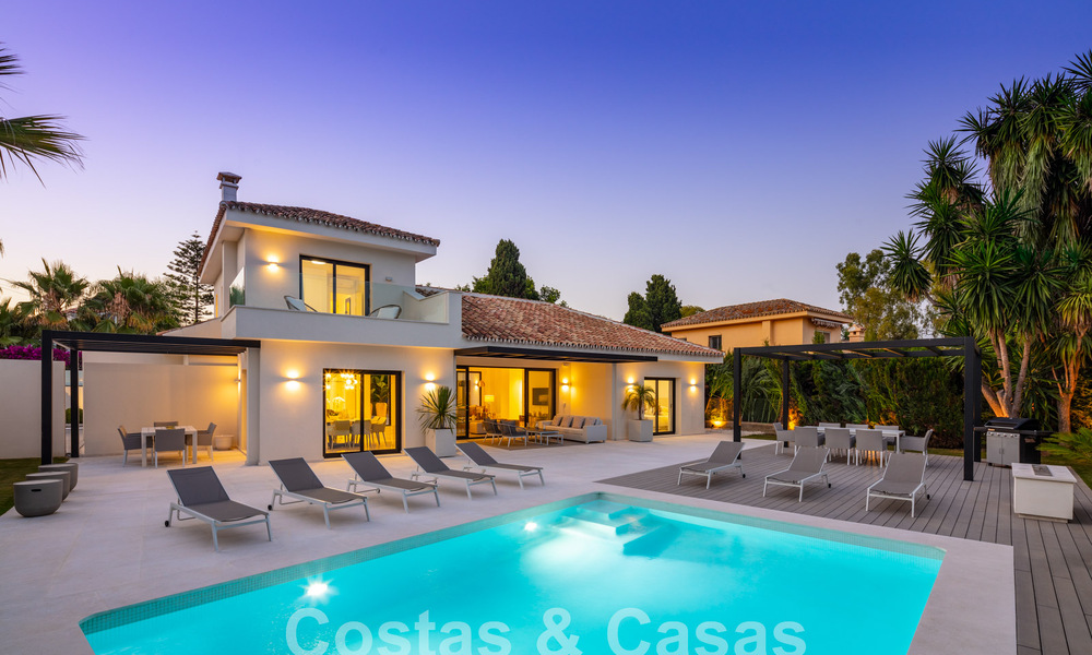 Moderne, Mediterrane luxevilla te koop in een geprefereerde strandurbanisatie in San Pedro, Marbella 62072