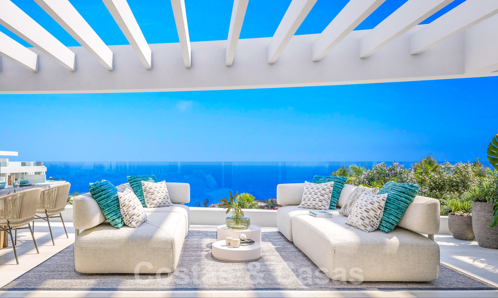 Nieuwe high-end appartementen te koop in luxeresort met mediterrane uitzichten in Mijas Costa 62369