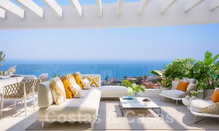 Nieuwe high-end appartementen te koop in luxeresort met mediterrane uitzichten in Mijas Costa 62377 