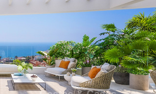 Nieuwe high-end appartementen te koop in luxeresort met mediterrane uitzichten in Mijas Costa 62379 