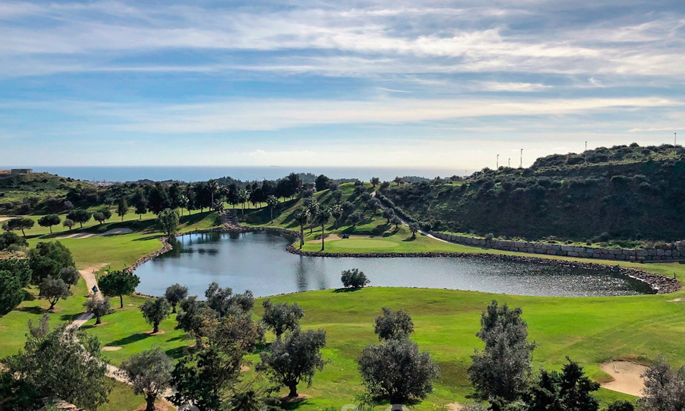 Nieuw project met moderne luxevilla’s te koop, eerstelijnsgolf met zeezicht in Mijas, Costa del Sol 62488