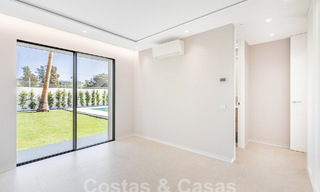 Nieuwe, gelijkvloerse moderne mediterrane villa te koop, eerstelijns golf, vlak bij San Pedro - Marbella 62552 